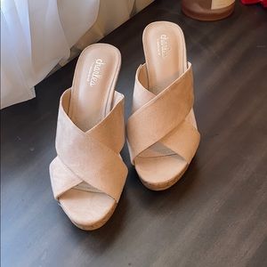 Brand new wedges never worn